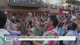 Fans fill watch parties across Kansas City, Lawrence to watch World Cup game