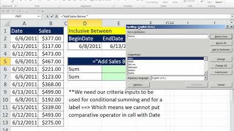 Excel Magic Trick 793: Add Between Two Dates/Times/Numbers SUMIF & SUMIFS 10 Examples