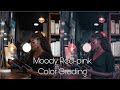 Moody redpink  black color grading  lightroom mobile editing  lightroom free preset