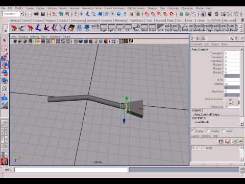 Ribbon Arm in Maya
