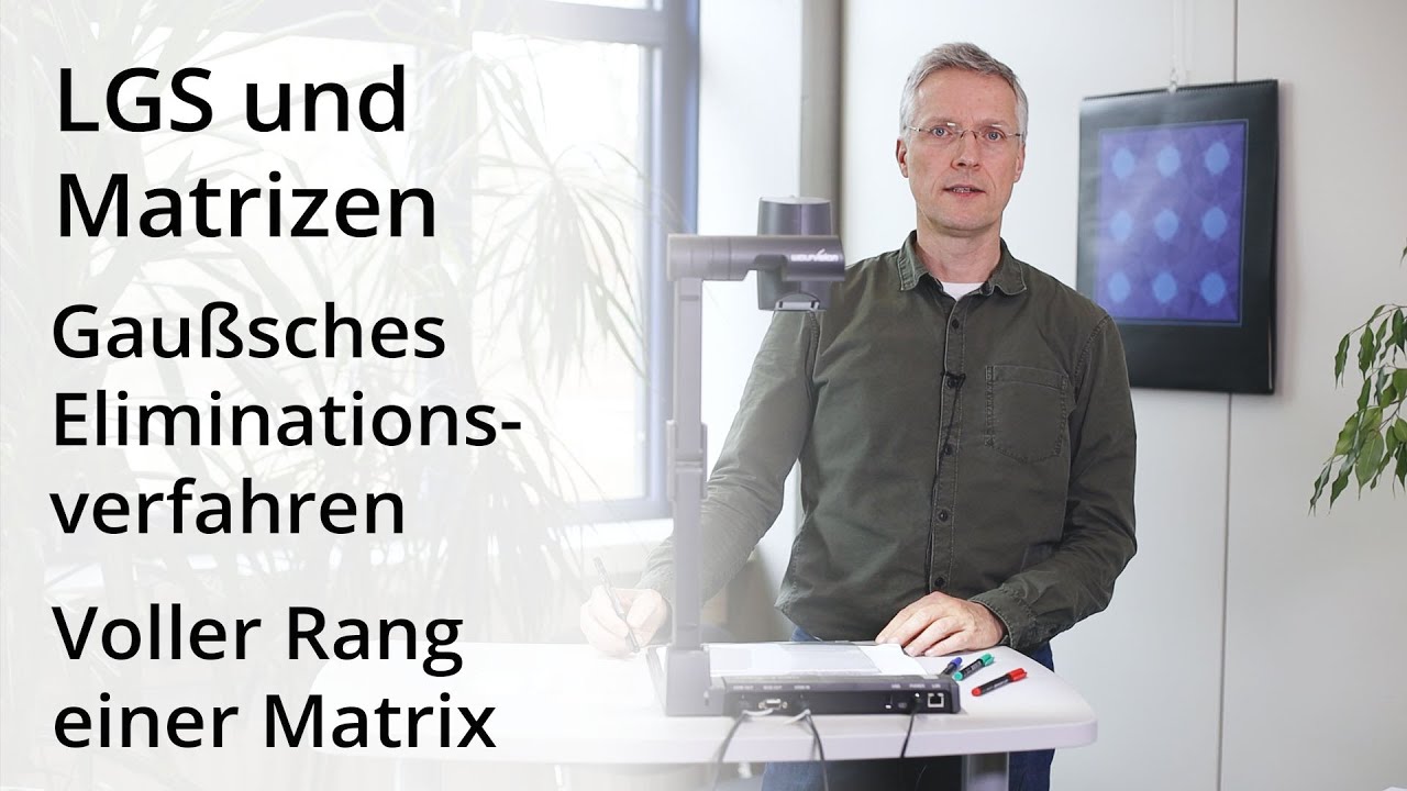 Voller Rang Matrix LGS und Matrizen - Voller Rang einer Matrix - YouTube