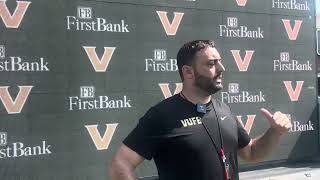 Vanderbilt Defensive Coordinator Steve Gregory, August 9, 2026