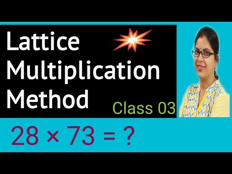 Lattice Method || Lattice Method of Multiplication || 2-Digit by 2-Digit Multiplication