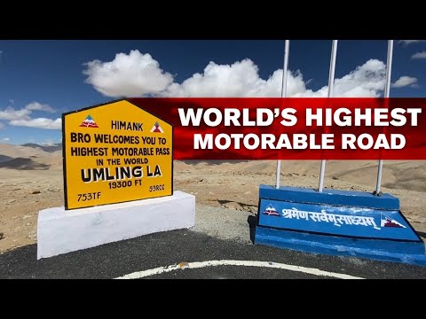 Driving up the world's highest motorable road: India's Umling La Pass