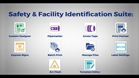 Safety and Facility Identification Suite | Brady Workstation
