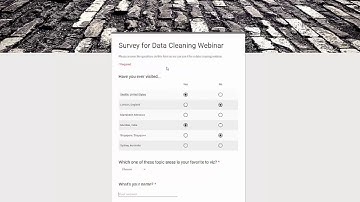 Find and Prep Survey Data