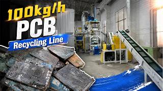 How Waste Motherboards Are Recycled | 100kg/h PCB Recycling Line