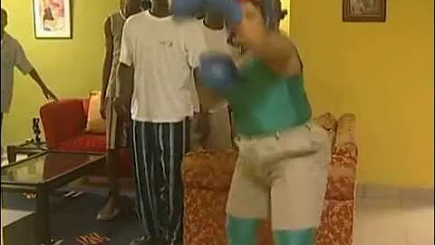 Ngozi Nwosu Turned Boxer by Fuji House of commotion