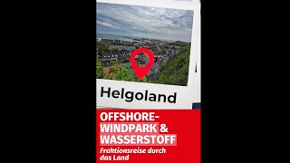 Offshore Windpark und Wasserstoff auf Helgoland