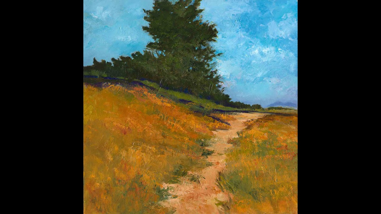 Golden Meadow Landscape Painting by Artist Filomena Booth YouTube