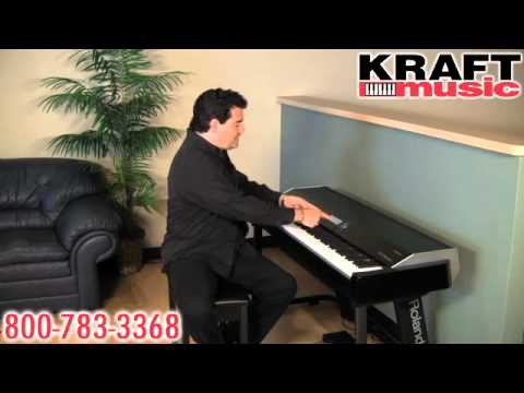 Kraft Music - Roland V-Piano Demo with Rick DePiro