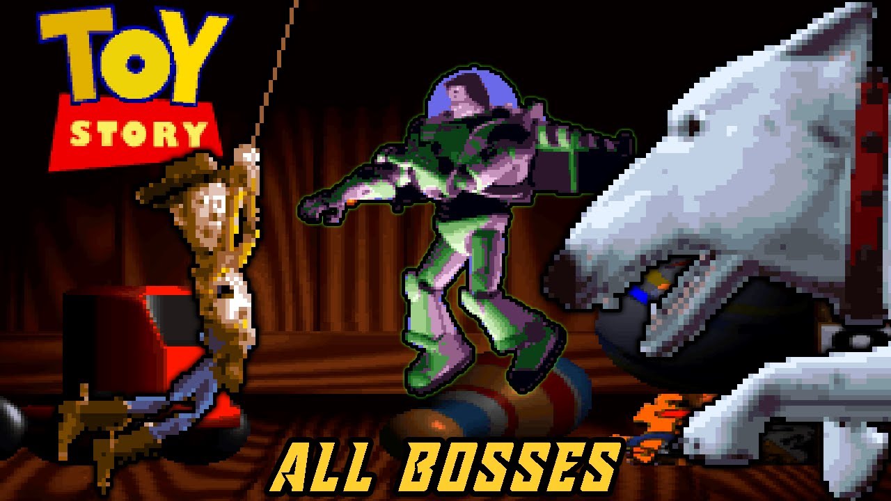 Toy Story (SNES) - All Bosses [No Damage]