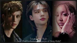 Troye Sivan Rush (feat. PinkPantheress & Hyunjin of Stray Kids) [8D AUDIO]