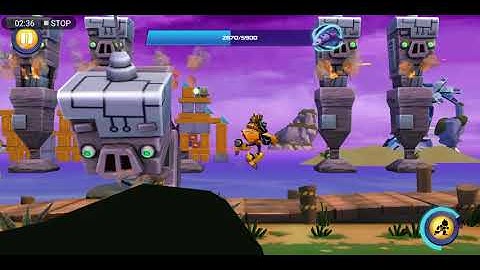 Angry Birds Transformers- Long New Format Spark Run Because Of Hanging