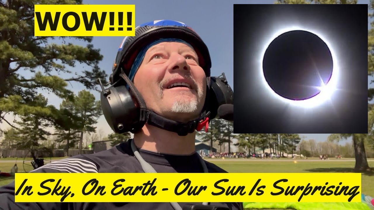 Four-day Journey To Great American Total Solar Eclipse 2024 - Flying Paramotor To The Sun