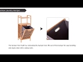 Costway Tilt-Out Bamboo Laundry Hamper Slat Frame Space Saving Storage with Shelf Costway Tilt-Out Bamboo Laundry Hamper Slat Frame Space Saving Storage with Shelf