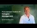 Procurement Toolbox # 1 Category Management By Richard Beaumont