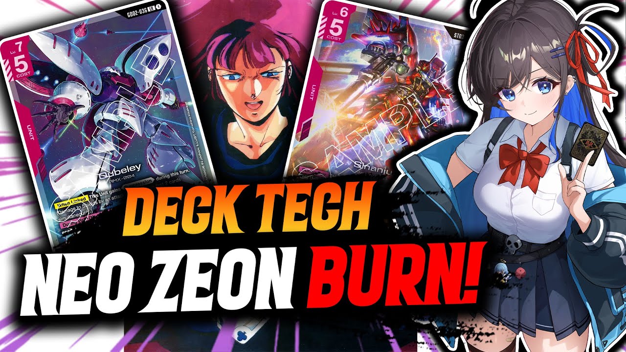 A NEO META POWERHOUSE! R/W Neo Zeon Blocker Burn Deck Tech ► Gundam Card Game