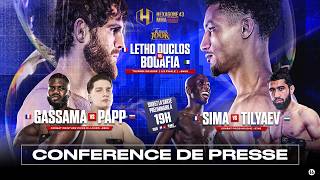 J-1 LETHO DUCLOS VS BOUAFIA🥊PAUL DENA VS ANZOR : la conférence de presse Hexagone en direct !