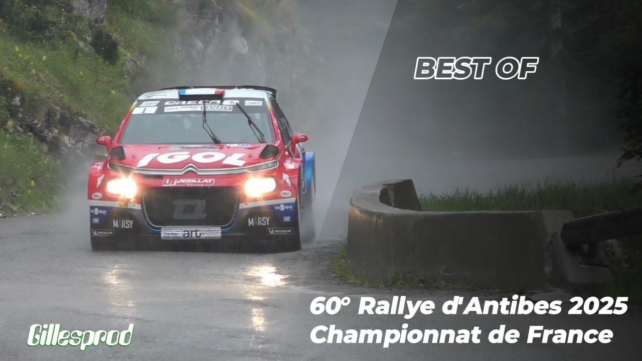 Best Of Rallye d'Antibes 2025 - Championnat de France Asphalte Attack & Show