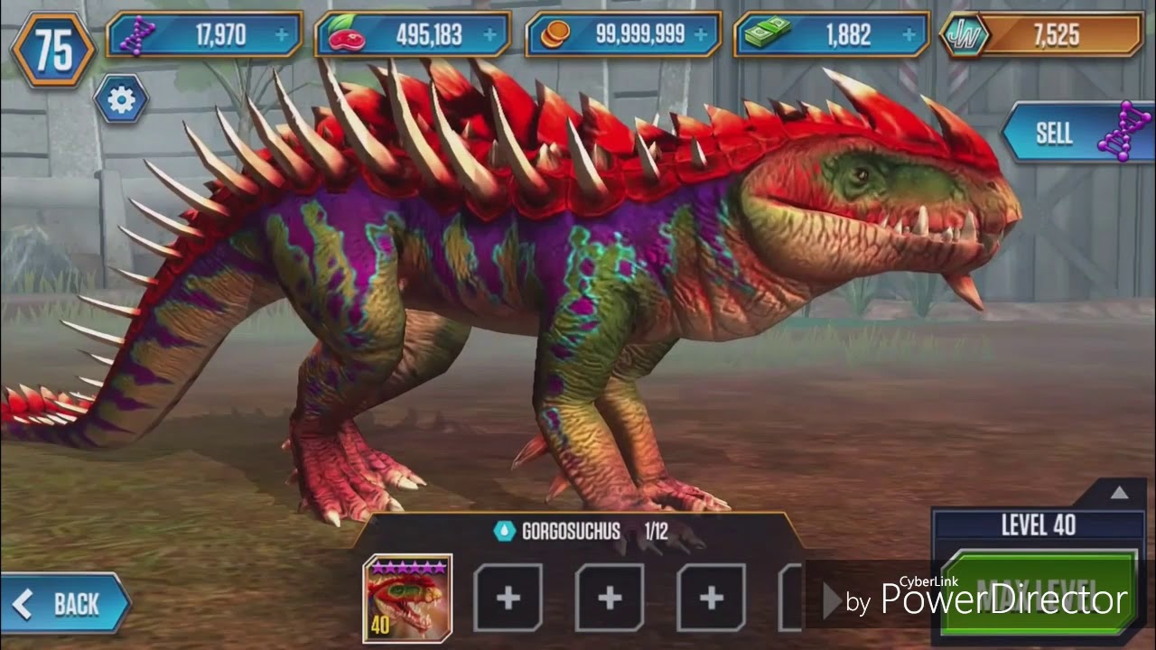 Top 10 dinossauros mais fortes de jurassic world the game 