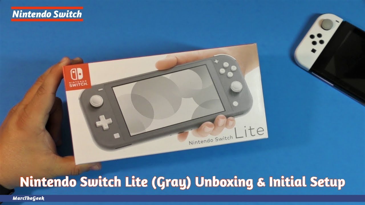 Nintendo Switch Unboxing & Initial Setup - YouTube