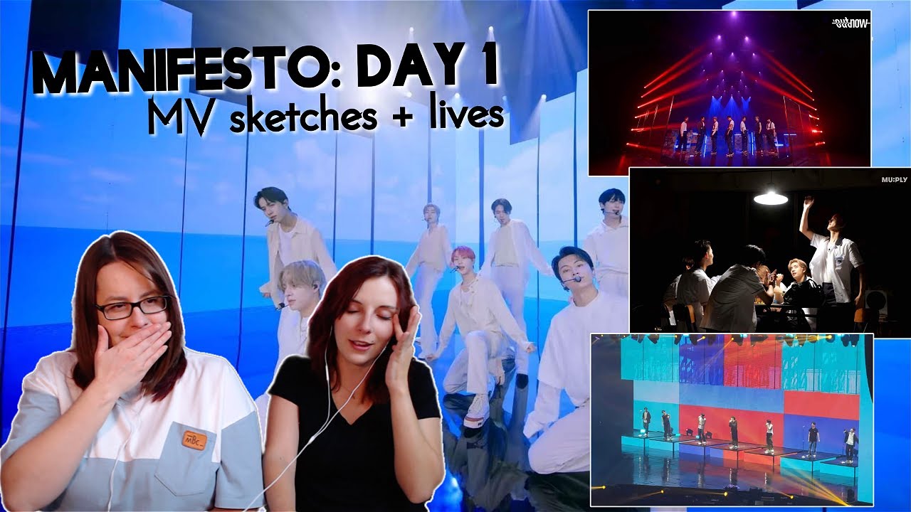 ENHYPEN (엔하이픈) MANIFESTO : DAY 1 MV Sketches + Live Stages Reaction
