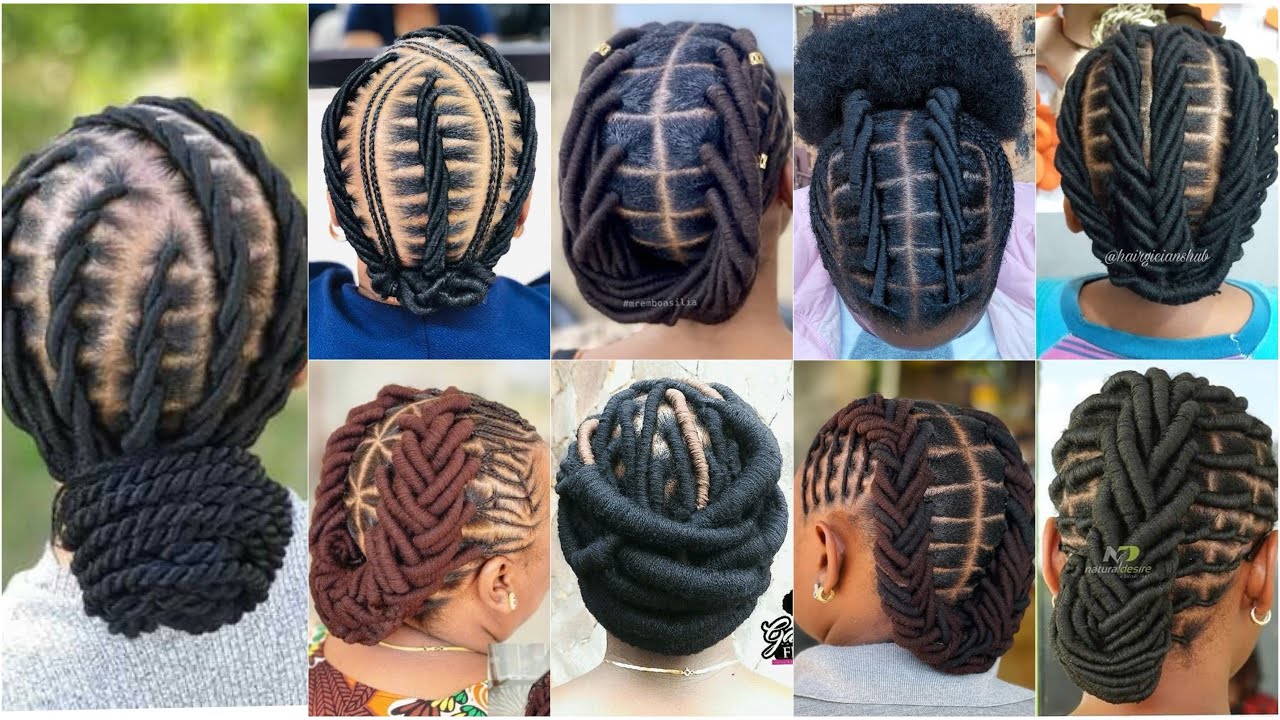 Stylish African Hairstyle with Wool Yarn |African Threading (Kiko Braids)Hairstyles|Brazilian wool