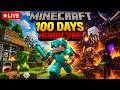 🔴 LIVE STREAM “I SURVIVED 100 DAYS IN MINECRAFT …🙋‍♂️🎮 || DAY 2 HINDI GAMEPLAY💯🗣️