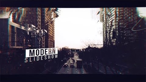 Modern Slideshow | After Effects Template | Video Displays
