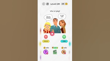 #Shorts Brain Dom Game Challenge 2022 | level 139 | whi is laying!