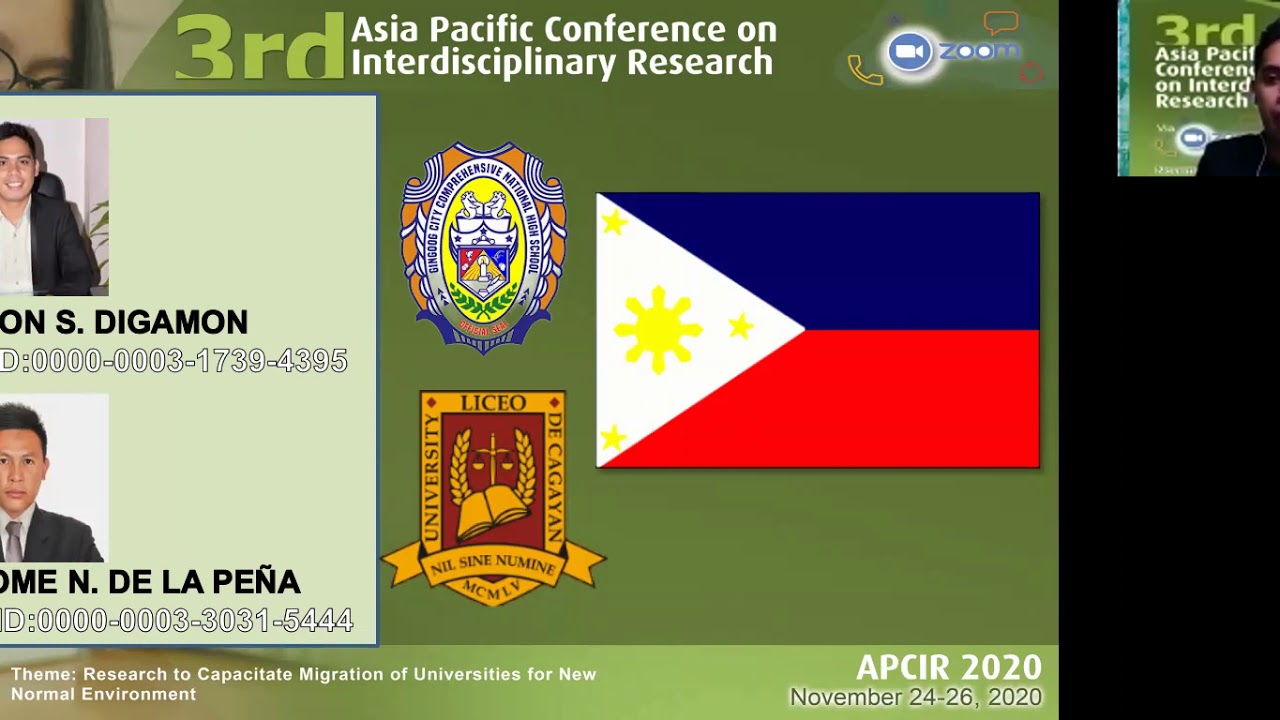 Virtual Research Presentation  (Best in Oral Presentation)