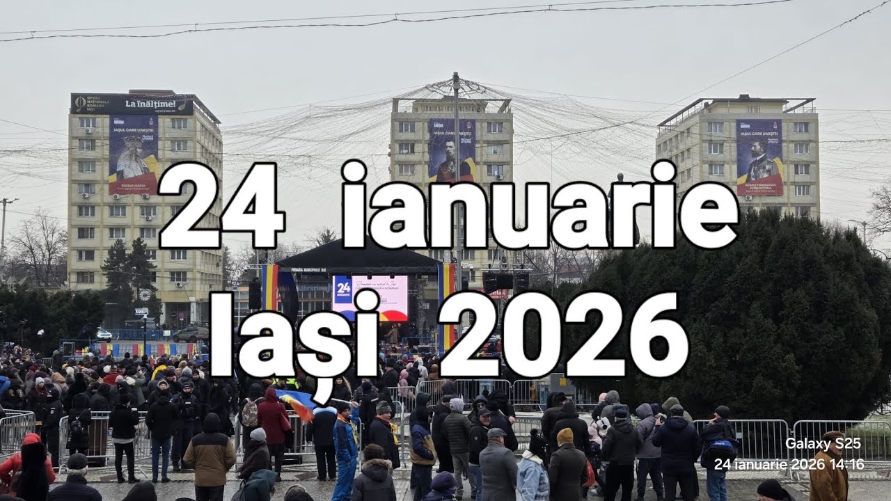 La Iași pe 24 ianuarie de ziua unirii