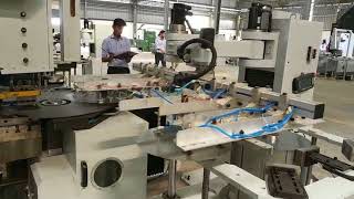 Notching Press With Robot Arm