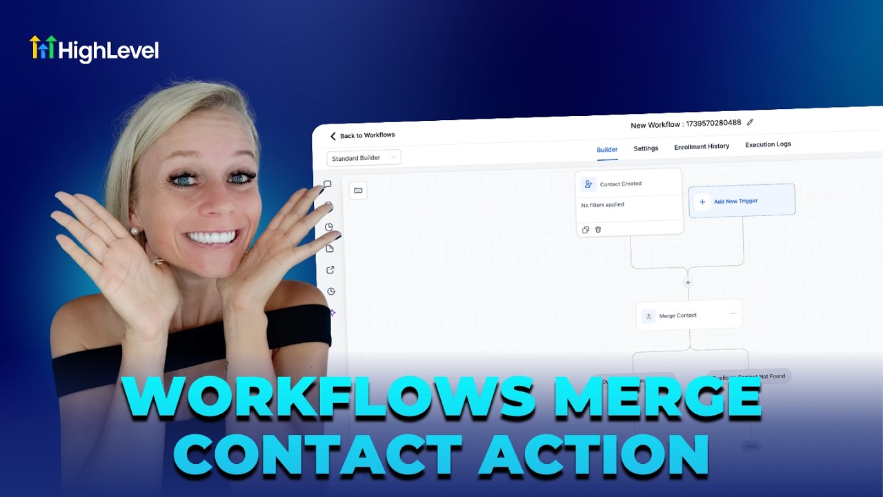How To Merge Contacts in HighLevel Workflows