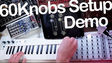 Bastl 60Knobs Setup Example w/ iPad, KeyStep & Modular Synth #TTNM