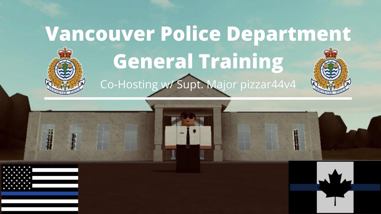 Vancouver Police Department Gen Training Co Hosting Roblox Youtube - t shirts roblox hos ting