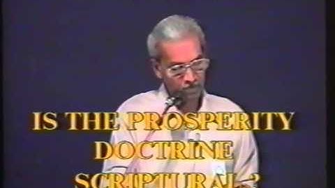 16. Is the Prosperity Doctrine Scriptural? (Part - 1) Sound Doctrine - 1 - R.Stranley