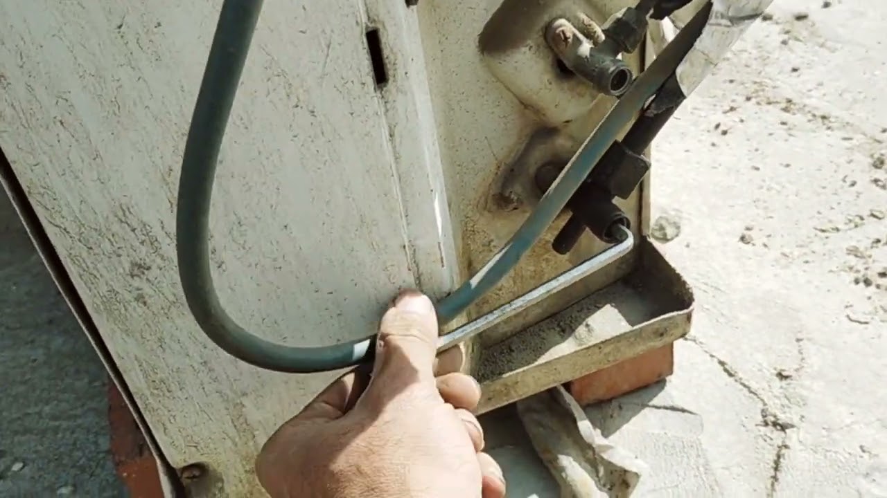 طريقه فك المكيف السبليت دون فقدان غاز الفريون بسهولة