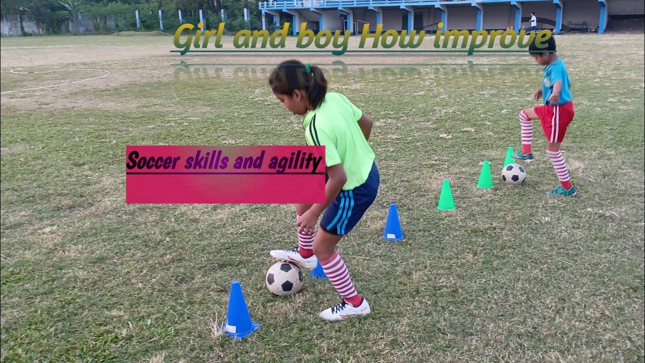 Kids soccer skills and warm up agility. Agility soccer drills training