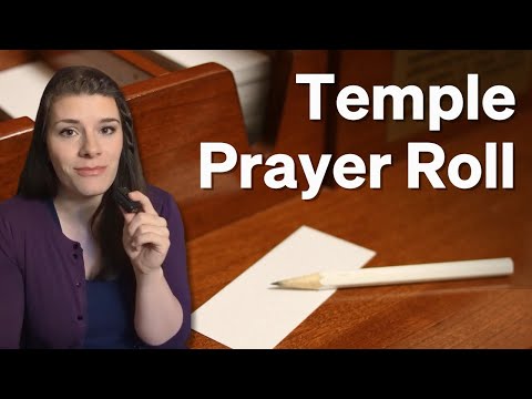 What is the Latter-day Saint Temple Prayer Roll?
