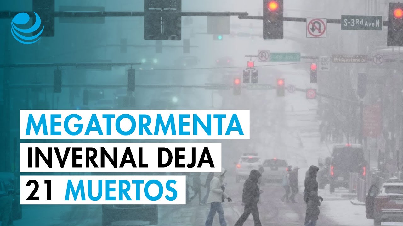 Aumentan a 21 las muertes por megatormenta invernal en EEUU y cortes de energía