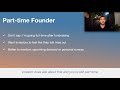 Part-time Founder