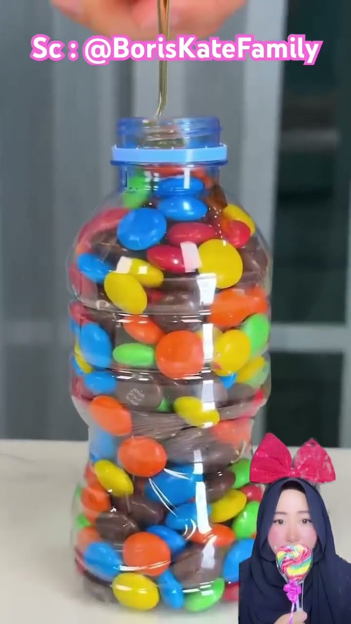 MAMA MEMBUAT MAKANAN LEZAT DARI PERMEN M\u0026M’s + Madu ⁉️? @BorisKateFamily #shorts #funny