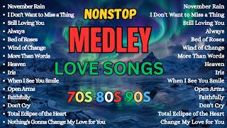 Slow Rock Love Song Nonstop 🎧 Rock Ballads 70S 80S 90S 🔊 Nonstop Pinoy Medley🎷 SLOW ROCK MEDLEY ....