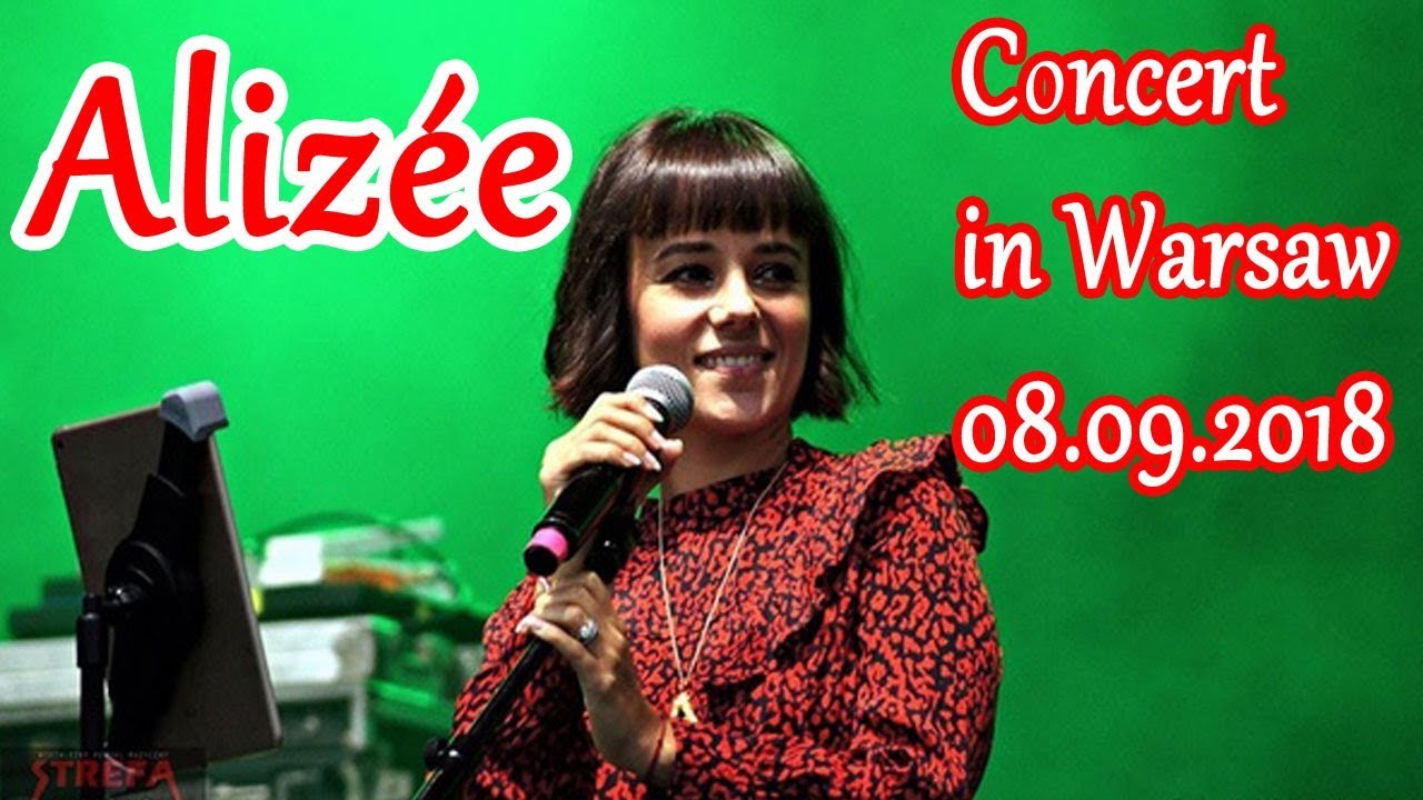 Ализе, Alizee - 2018-09-08, Концерт Alizee в Варшаве, L'Alize, Aliz...