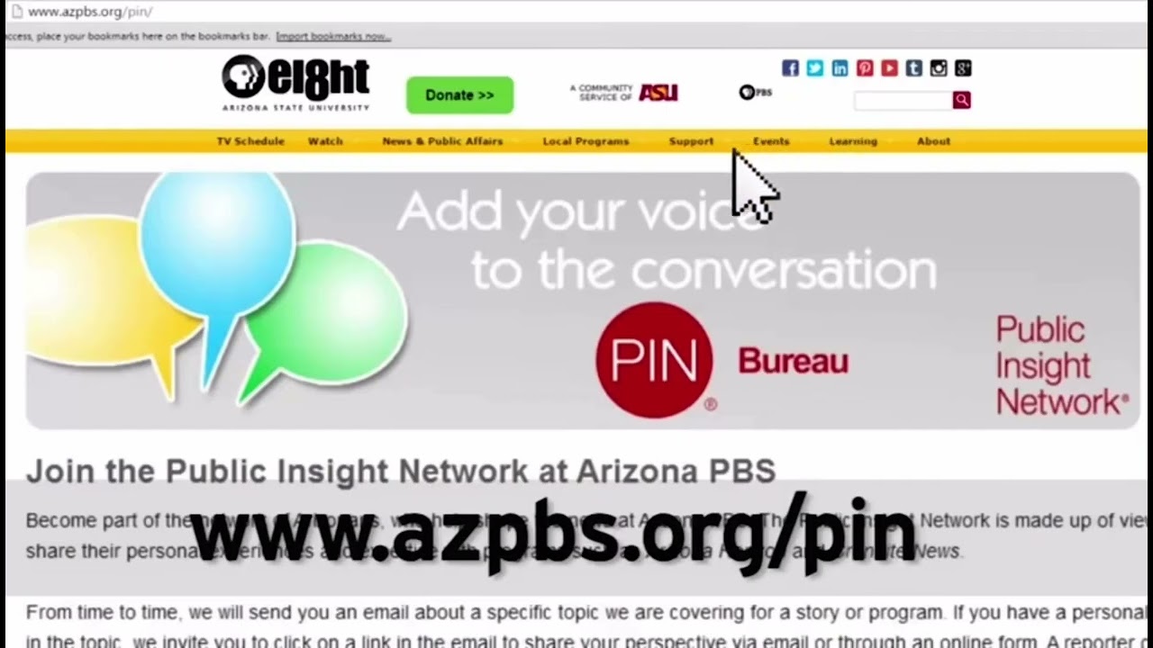 Arizona PBS Public Insight Network (2016)