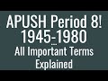 Apush period 8 key terms explained