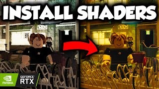 How to Install SHADERS in Roblox 2024 - Bloxshade