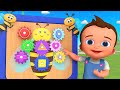 Cute Baby Boy&amp;Baby Girl Learning Shapes with Bee Gear Toy Puzzle Game | Kids Educational videos 2023